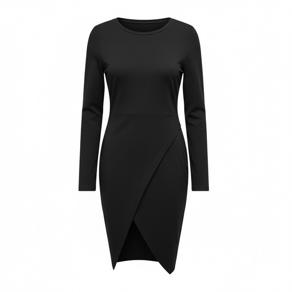 SHEIN Tops - SHEIN Black Long Sleeve Tunic